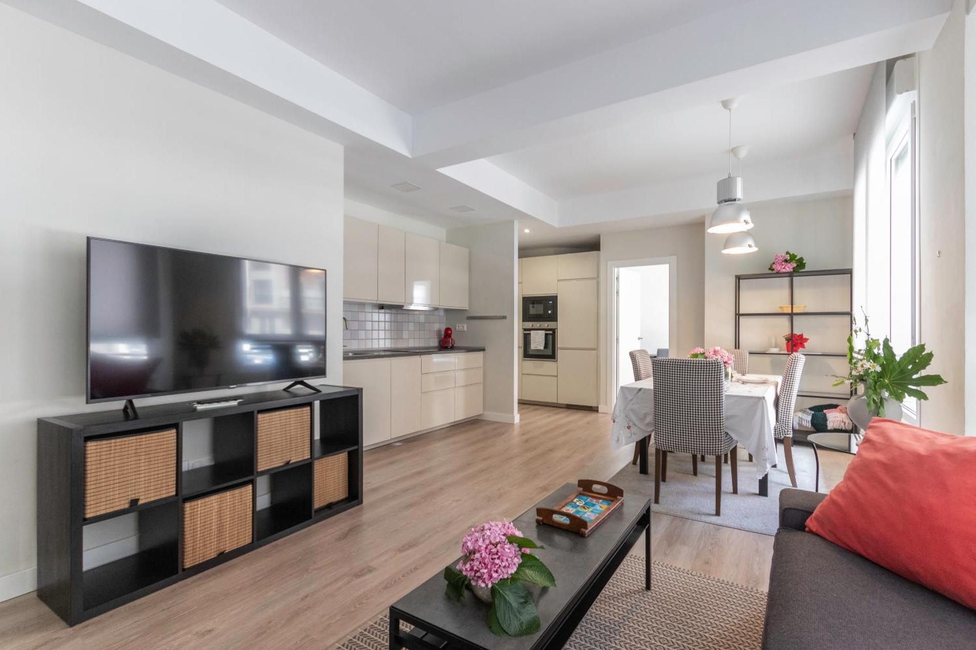 Apartament Moderno Y Amplio En El Centro Bilbao Zewnętrze zdjęcie